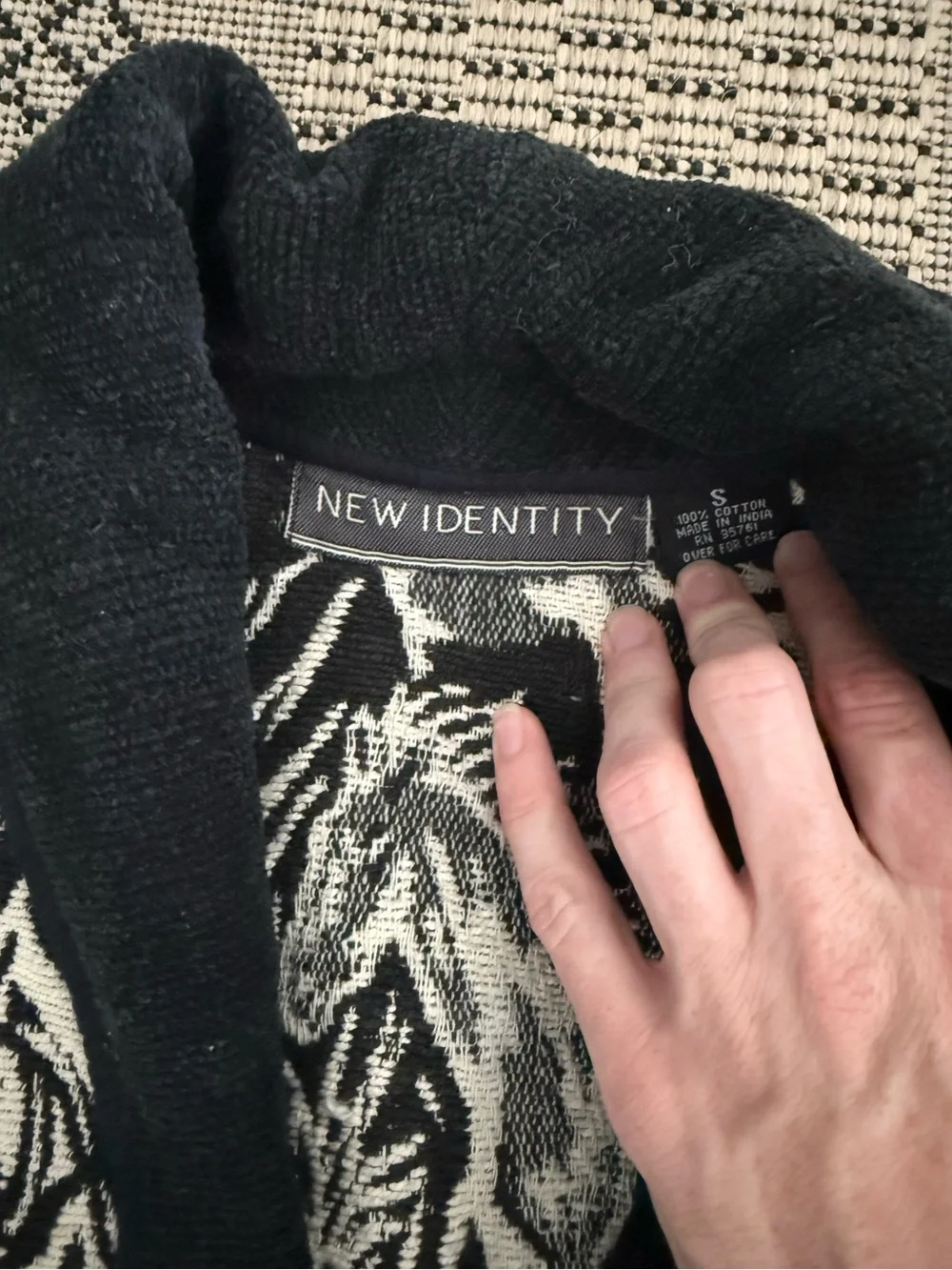 VTG New Identity Horse Tapestry Jacket - Size S